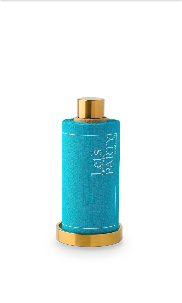 The Real Teal Cocktail Napkin Roll