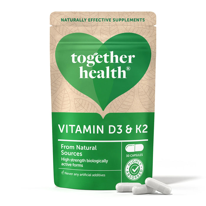 Together Health Vitamin D3 & K2 from natural sources in pouch