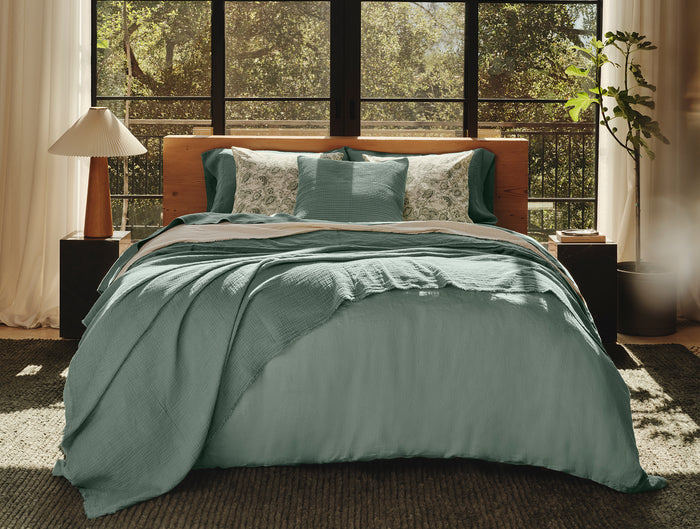 Topanga Organic Matelasse Coverlet