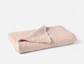 Topanga Organic Matelasse Throw - Coyuchi | Praline Chambray