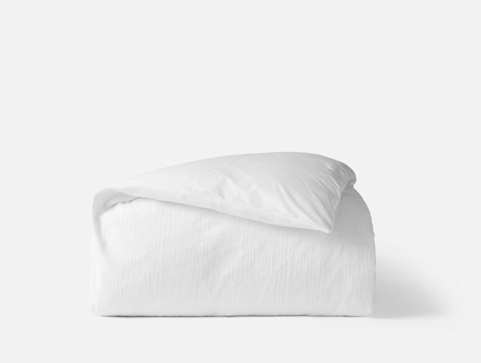 Toro Canyon Organic Duvet Cover - Coyuchi | Alpine White
