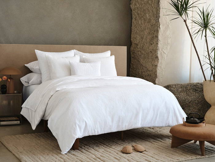 Toro Canyon Organic Duvet Cover - Coyuchi | Alpine White