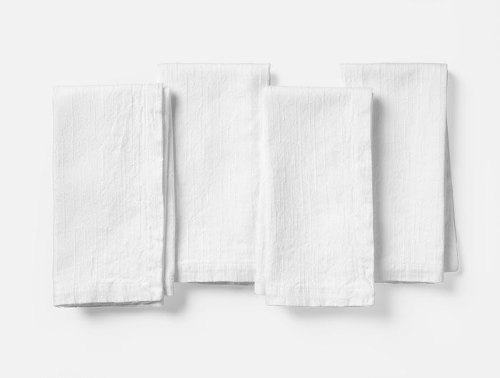 Toro Canyon Organic Napkins, Set of 4 - Coyuchi | Alpine White