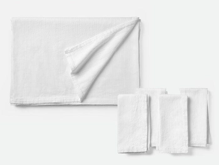 Toro Canyon Organic Tablecloth + Napkin Set