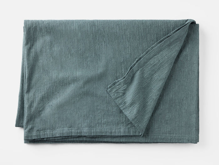 Toro Canyon Organic Tablecloth - Coyuchi | Marine