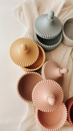 Trinket Jar - Jewelry Holder - Keepsake Jar