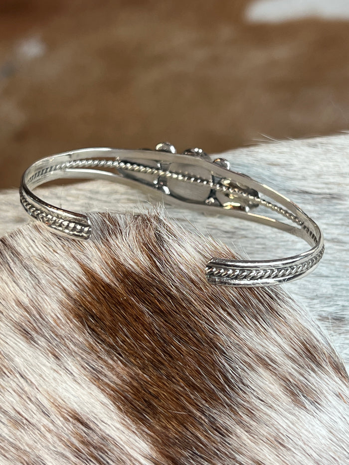 Turquoise and Sterling Silver Cuff
