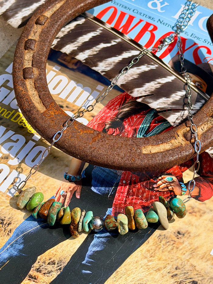 Turquoise Nugget Necklace