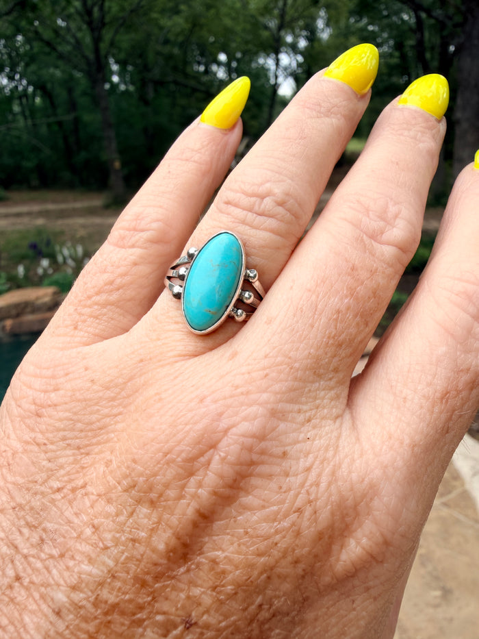Turquoise Ring size 7