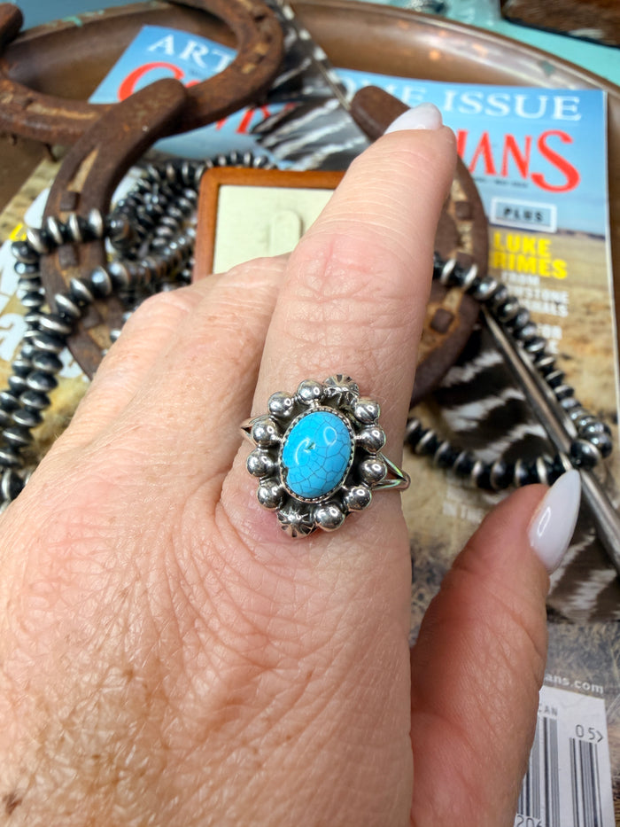 Turquoise Ring Size 9.5  *read description*