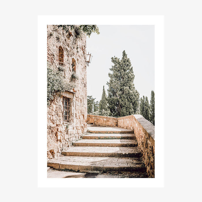 Tuscan Steps wall art print