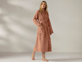 Unisex Cloud Loom Organic Robe | Praline