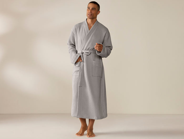 Unisex Organic Waffle Robe