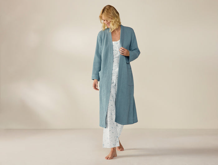 Unisex Organic Waffle Robe