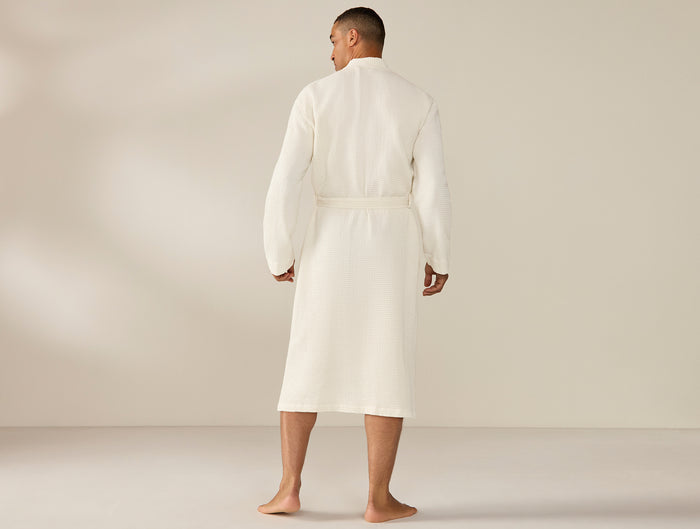 Unisex Organic Waffle Robe