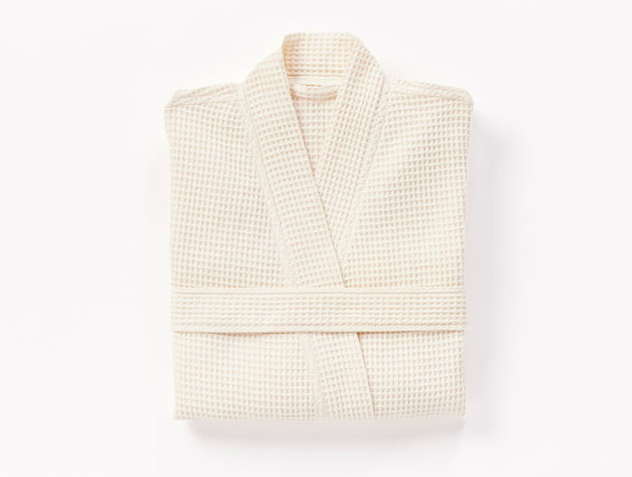 Unisex Organic Waffle Robe