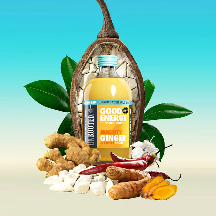 Unrooted Good Energy Mighty Ginger Dosing