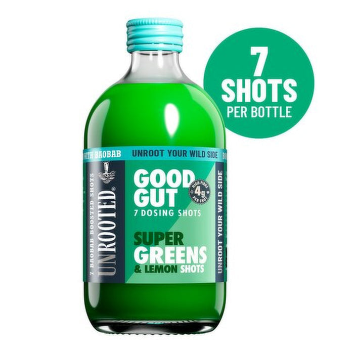 Unrooted Good Gut Super Greens & Lemon Shots