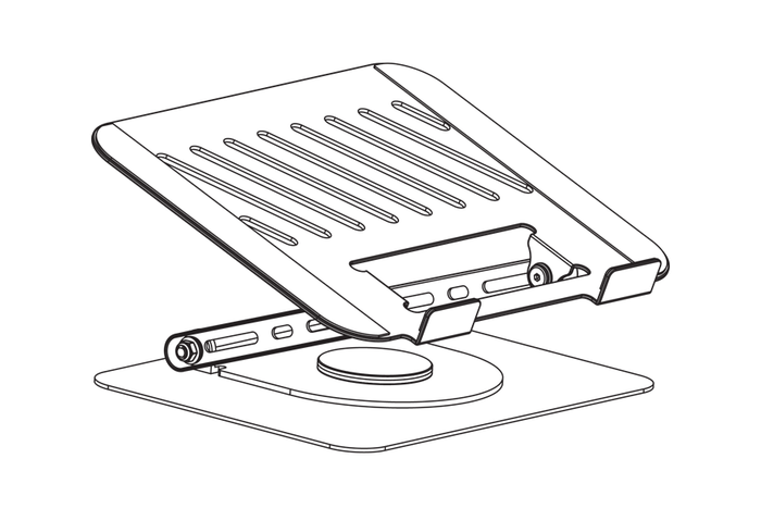 upCentric support pivotant pour ordinateur portable