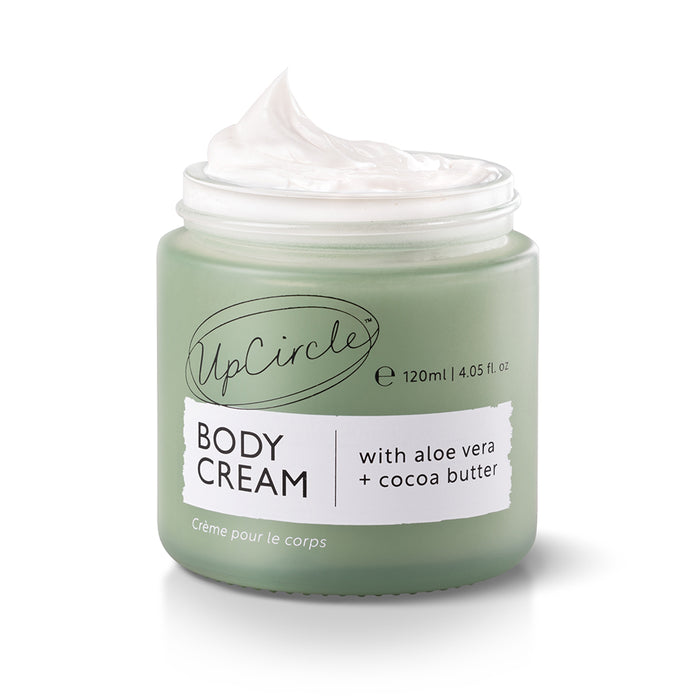 Upcircle Natural Body Cream with Aloe Vera + Cocoa Butter