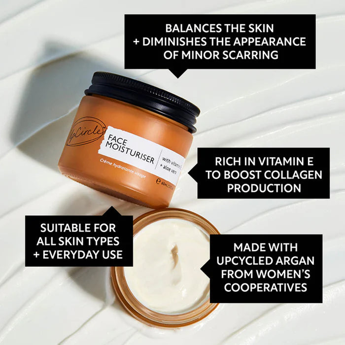 UpCircle Face Moisturiser With Vitamin E & Aloe Vera
