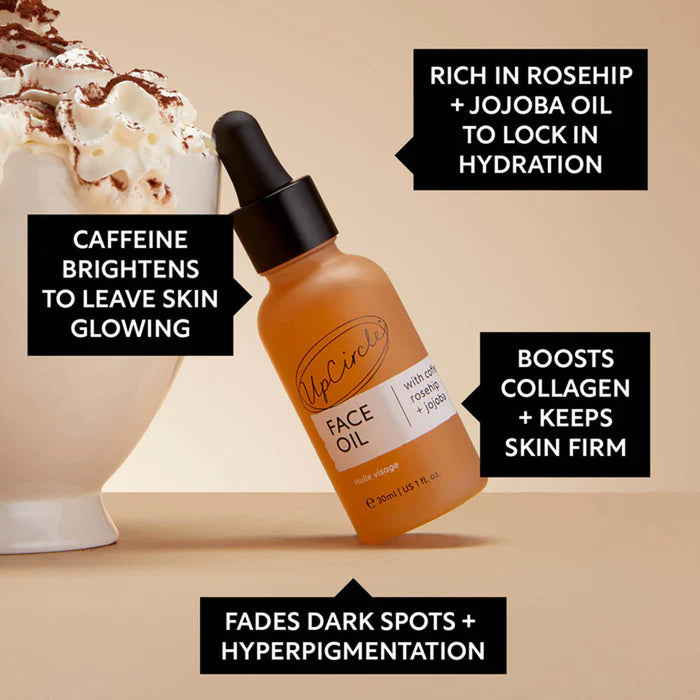 UpCircle Face Oil With Coffee, Rosehip & Jojaba
