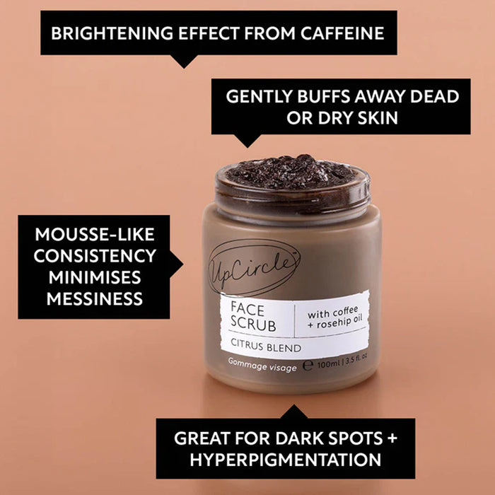 UpCircle Face Scrub With Coffee & Rosehip Oil