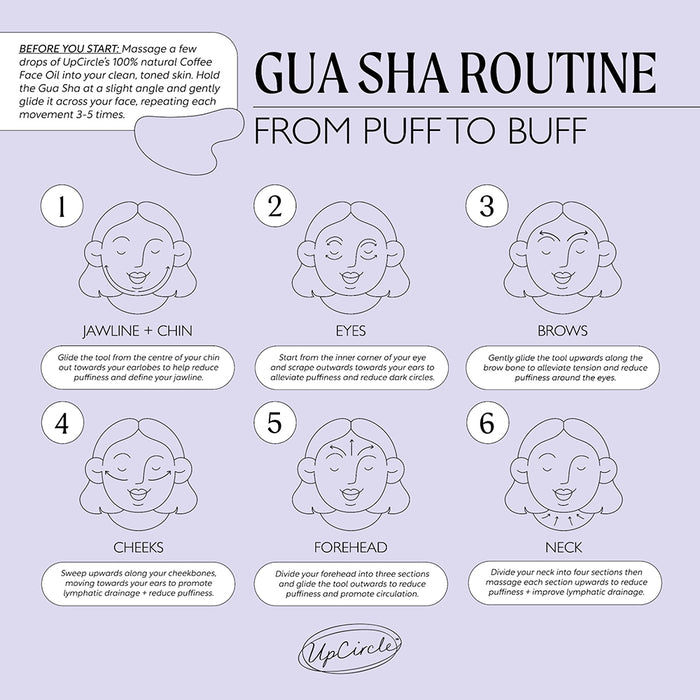 Upcircle Gua Sha Facial Massage Stone