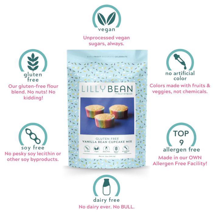 Vanilla Bean Cake & Cupcake Mix (Vegan & Gluten-Free)