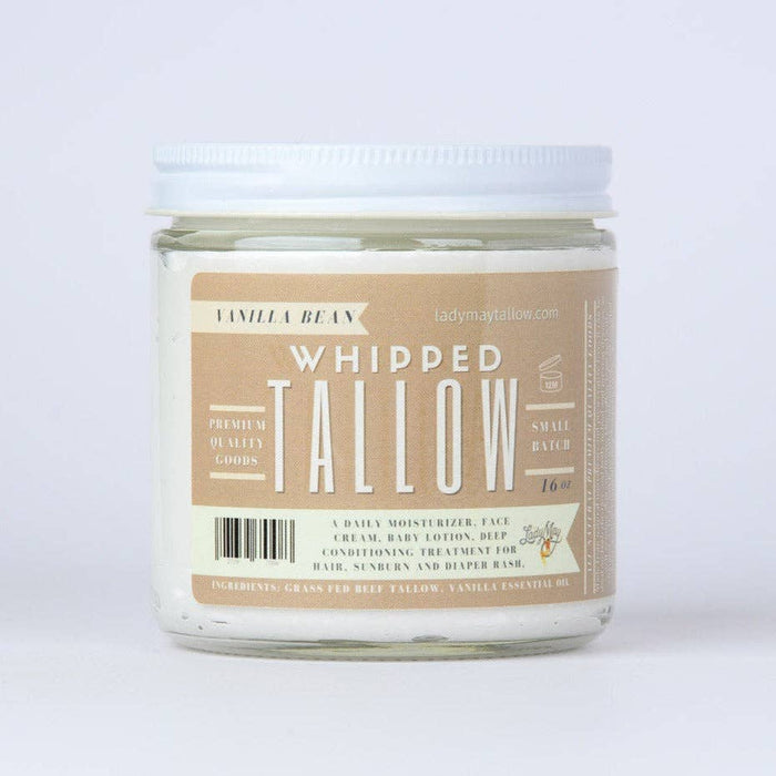 Vanilla Whipped Tallow Moisturizer | 100% Natural Skincare