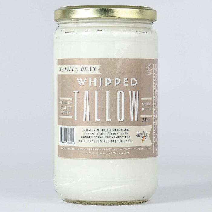 Vanilla Whipped Tallow Moisturizer | 100% Natural Skincare