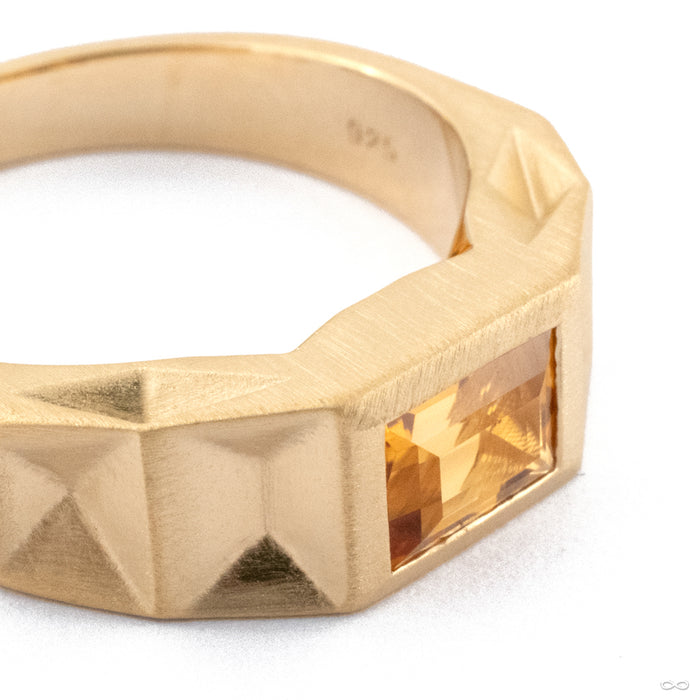 Verse Ring from Tether Jewelry with citrine