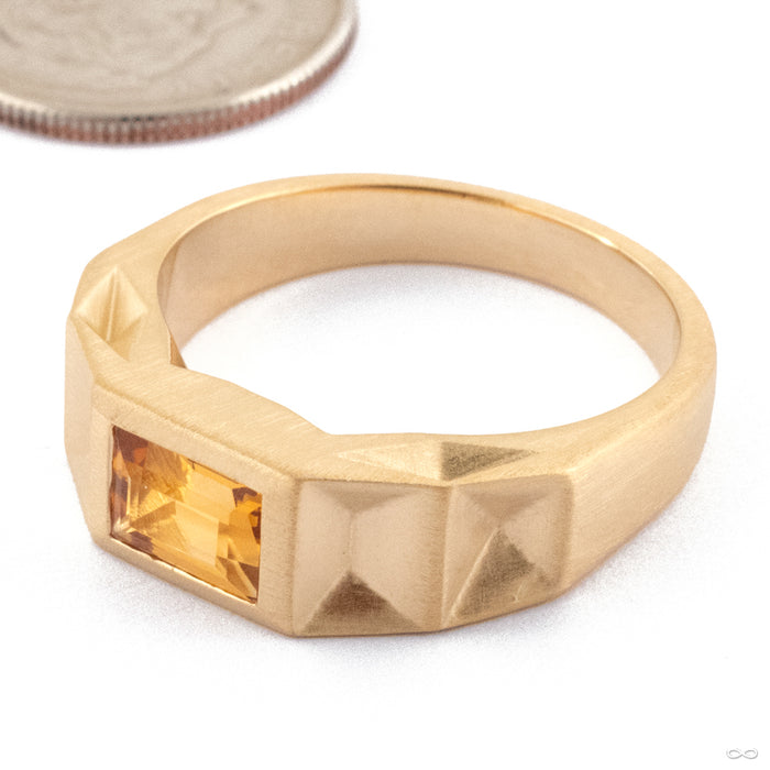 Verse Ring from Tether Jewelry with citrine