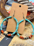 Vibrant Hoop Earrings