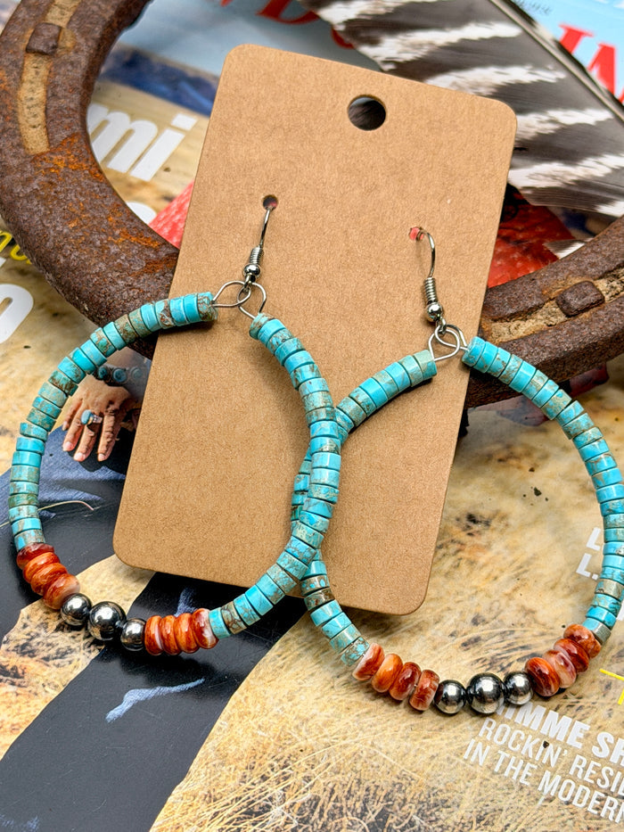 Vibrant Hoop Earrings