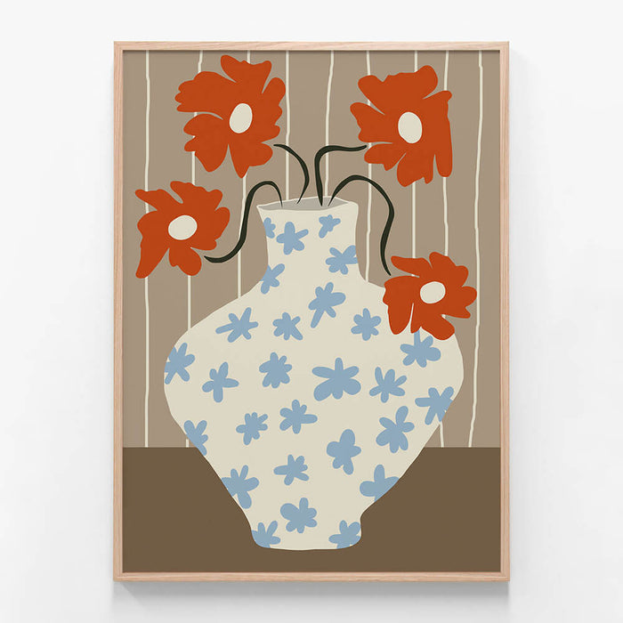 Vintage Floral Pottery