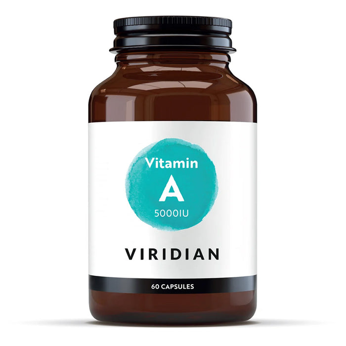 Viridian Vitamin A 5000IU 60 capsules