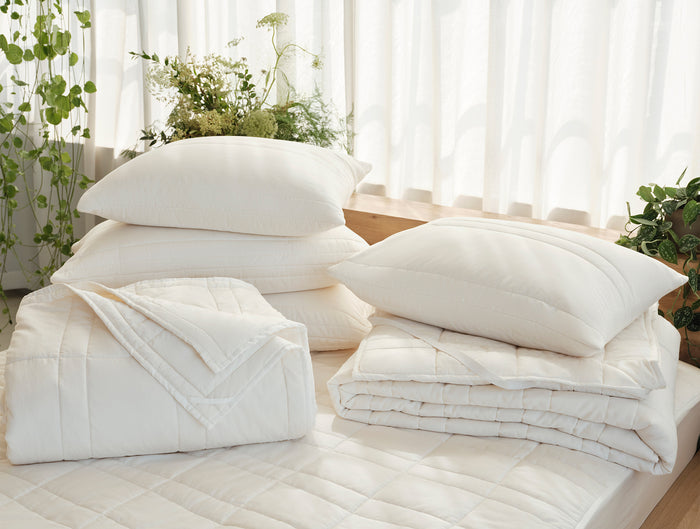 Washable Wool Filled Pillow Protector