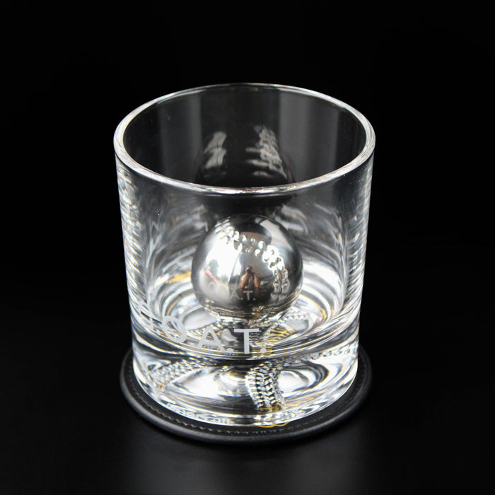 Whiskey BASEBALL Steel Ice Balls, New NOBLESIP Premium Gift