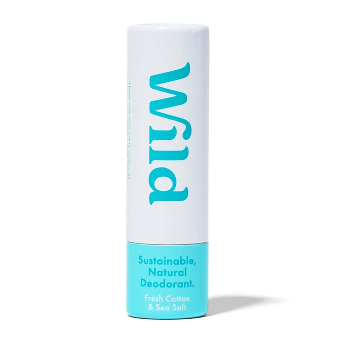 Wild Natural Deodorant Fresh Cotton & Sea Salt Mini