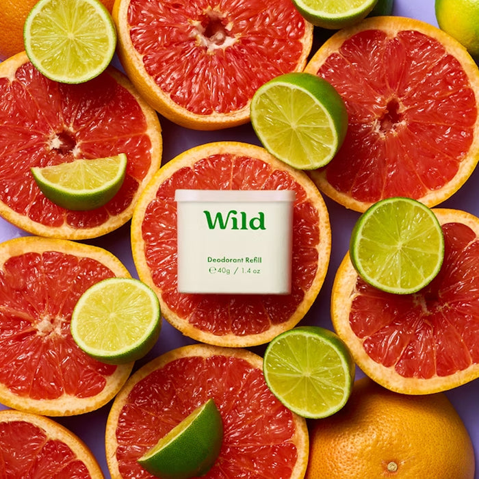 Wild Natural Deodorant Ombre Pink Grapefruit & Lime Starter Pack
