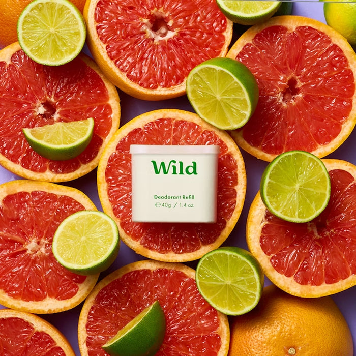 Wild Natural Deodorant Pink Grapefruit and Lime Deodorant Refill