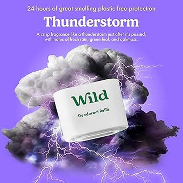 Wild Natural Deodorant Thunderstorm Deodorant Refill