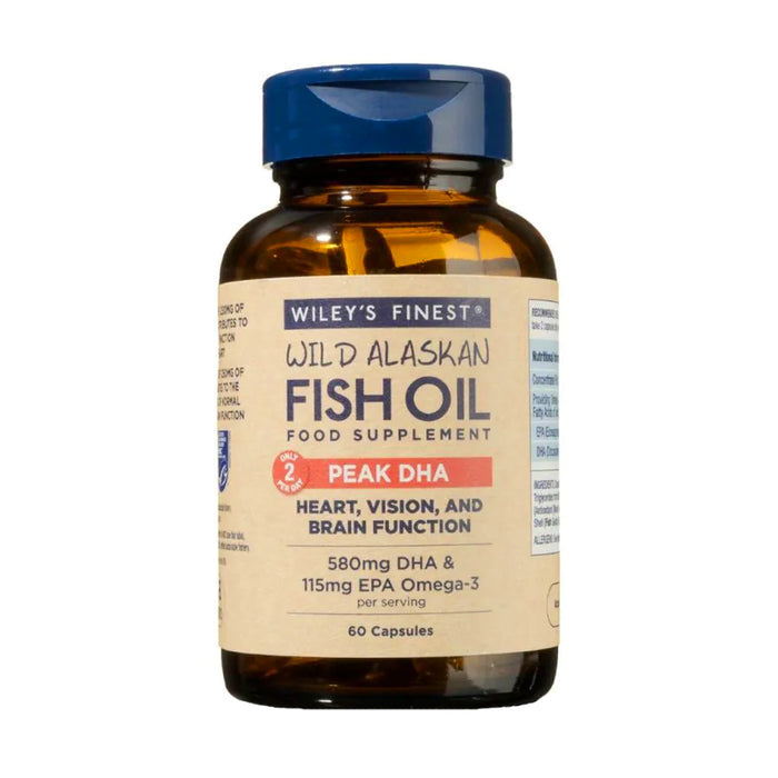 Wiley's Finest Wild Alaskan Fish Oil Peak DHA