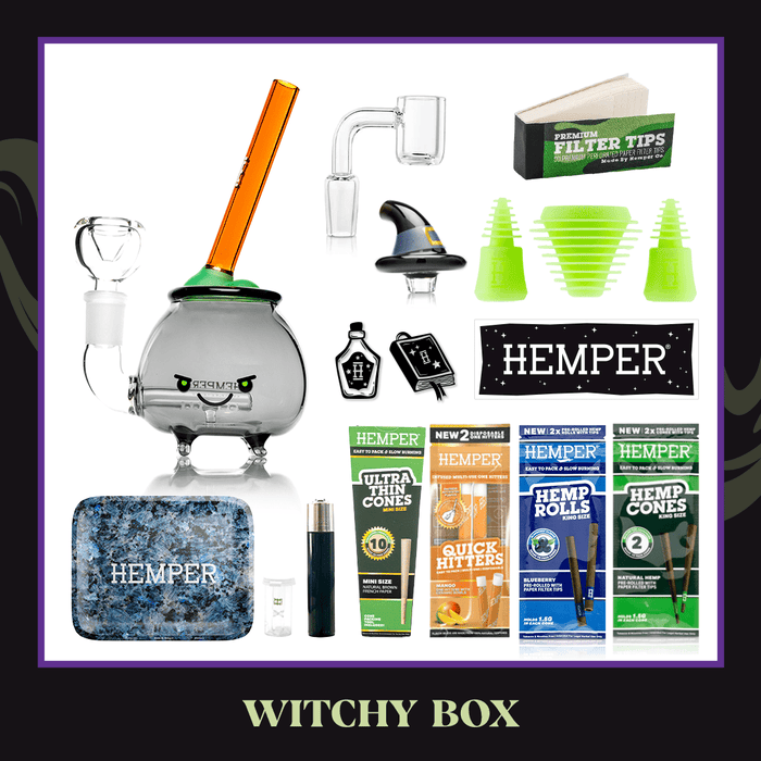 Witchy Cauldron Bong Box - HEMPER