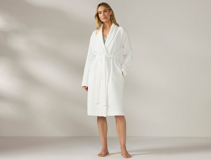 Women's Adriatic Organic Robe | Alpine White