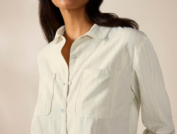 Women's Isla Organic Cotton Long Sleeve Pajama Set