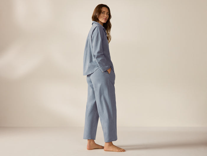 Women's Isla Organic Cotton Long Sleeve Pajama Set