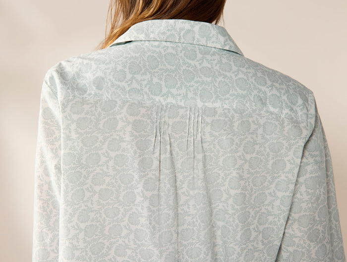 Women's Isla Organic Cotton Long Sleeve Pajama Set - Coyuchi | Dew Robles