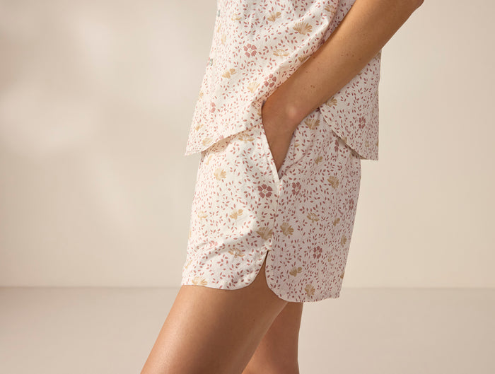 Women's Isla Organic Cotton Short Sleeve Pajama Set